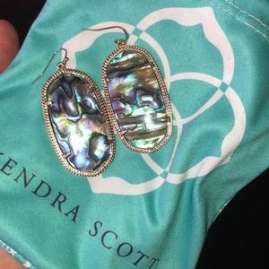 Kendra Scott Danielle Abalone Stone earrings